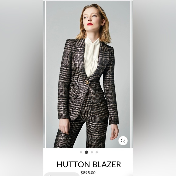 SOLD Smythe Hutton Blazer 2 duchess gold black lurex - Picture 4 of 16